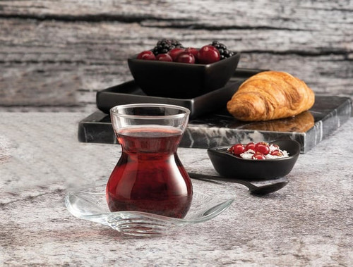 استکان نعلبکی پاشاباغچه مدل دانتل