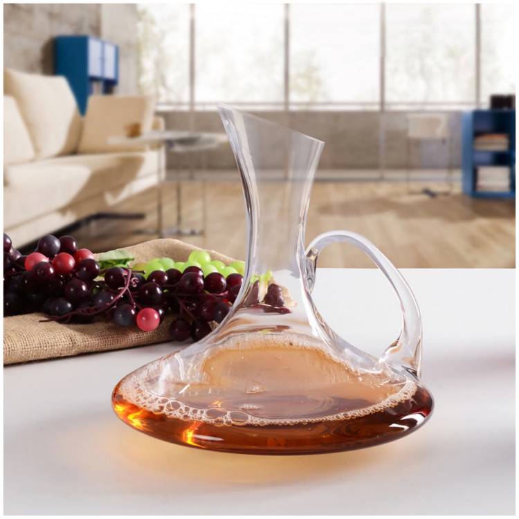 پارچ کریستال دستساز وینی پاشاباغچه کد 19894 ظرفیت 1250ml – پارچ شفاف لوکس برای پذیرایی