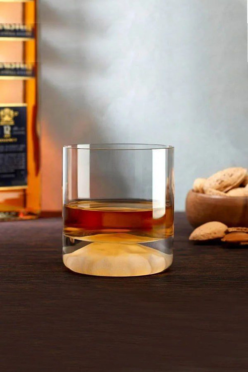 نیم لیوان کریستال پاشاباغچه مدل کلاب آیس مات کد 64039 مناسب سرو انواع نوشیدنی