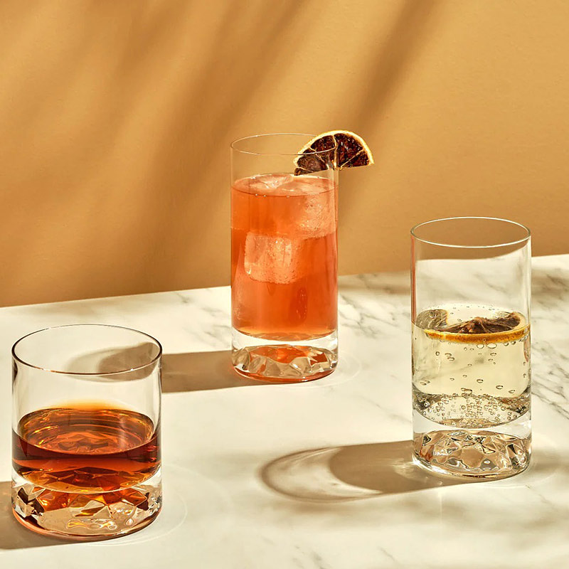 لیوان کریستال کلاب آیس متوسط پاشاباغچه کد 64040