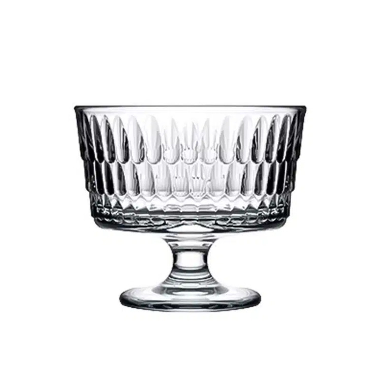 بستنی خوری رین پاشاباغچه Rain 255cc | ظرف دسر پایهدار شفاف 51809