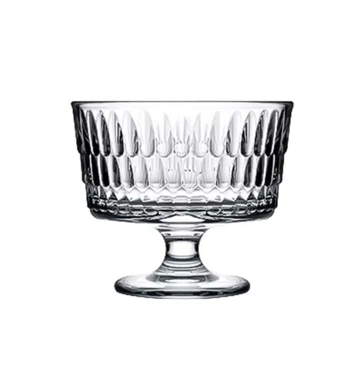 بستنی خوری رین پاشاباغچه Rain 255cc | ظرف دسر پایهدار شفاف 51809