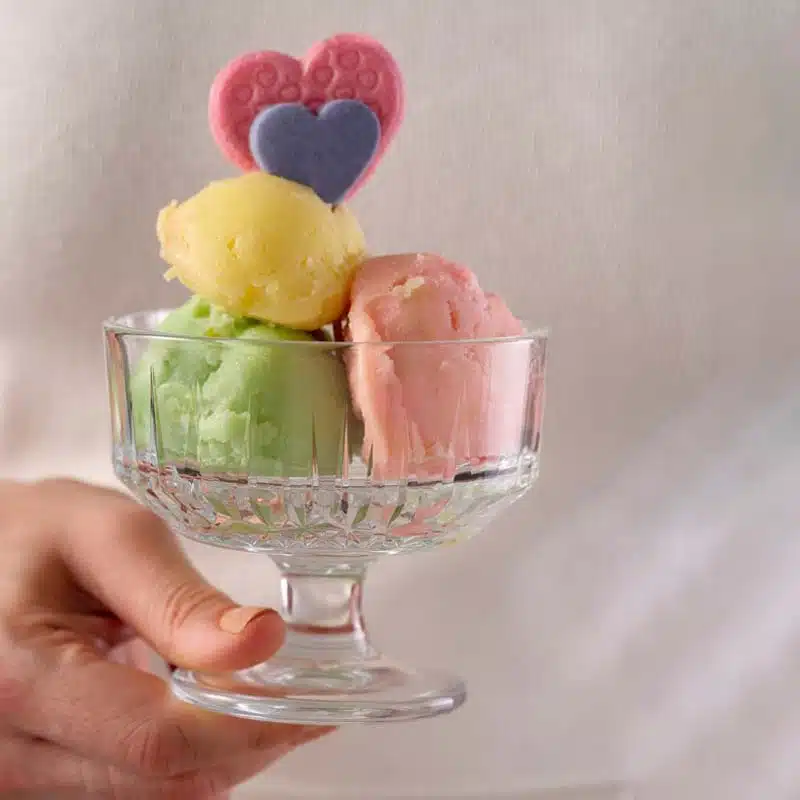 بستنی خوری اکو پاشاباغچه Echo 250cc | ظرف شیشه‌ای دسر پایه‌دار 51769