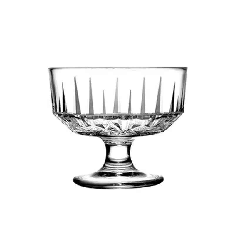 بستنی خوری اکو پاشاباغچه Echo 250cc | ظرف شیشه‌ای دسر پایه‌دار 51769