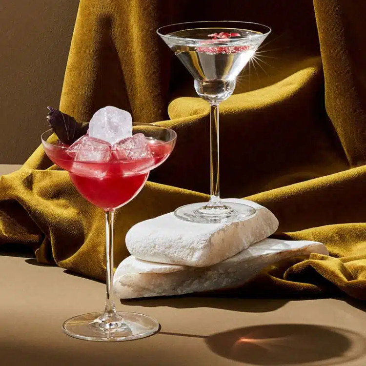 گیلاس کریستال مارگاریتا وینتیج پاشاباغچه 400cc | لیوان پایهدار مجلسی Vintage 66120