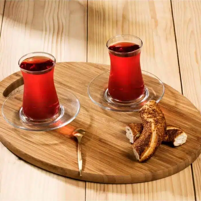 استکان نعلبکی پاشاباغچه مدل Heybeli 170cc | خرید مستقیم از کریستال کاشفی