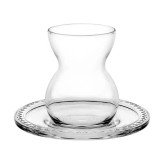 استکان نعلبکی، استکان پاشاباغچه، Etnik 145cc، سرویس چایخوری، استکان شیشهای، ظروف پذیرایی پاشاباغچه، چایخوری خاص، خرید استکان، کریستال کاشفی