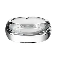 زیرسیگاری بلور یوجینگ مدل گرد عینکی کد 1036 | شفاف و بادوام