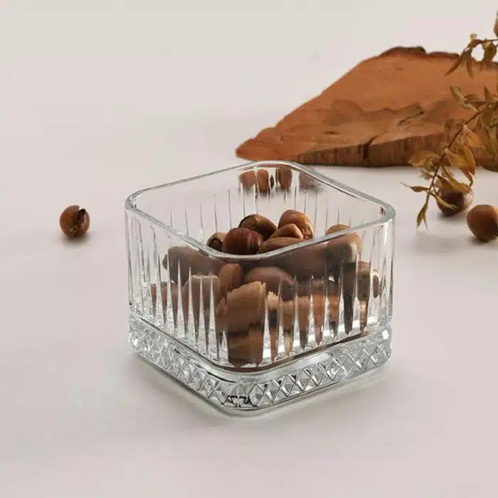 پیاله مربع الیسیا پاشاباغچه Elysia 235cc | بلور شفاف و لوکس