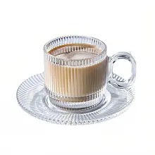 ست فنجان قهوه یوجینگ مدل کلزیوم کد 600 | 90cc شفاف و لوکس