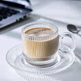 ست فنجان قهوه یوجینگ مدل کلزیوم کد 600 | 90cc شفاف و لوکس