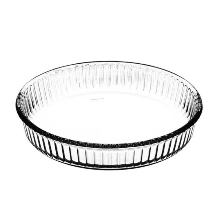 تابه گرد بورجام پاشاباغچه Borcam کد 59044 | 1720ml پیرکس مقاوم و کاربردی