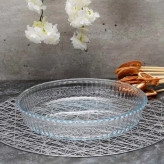 تابه گرد بورجام پاشاباغچه Borcam کد 59044 | 1720ml پیرکس مقاوم و کاربردی