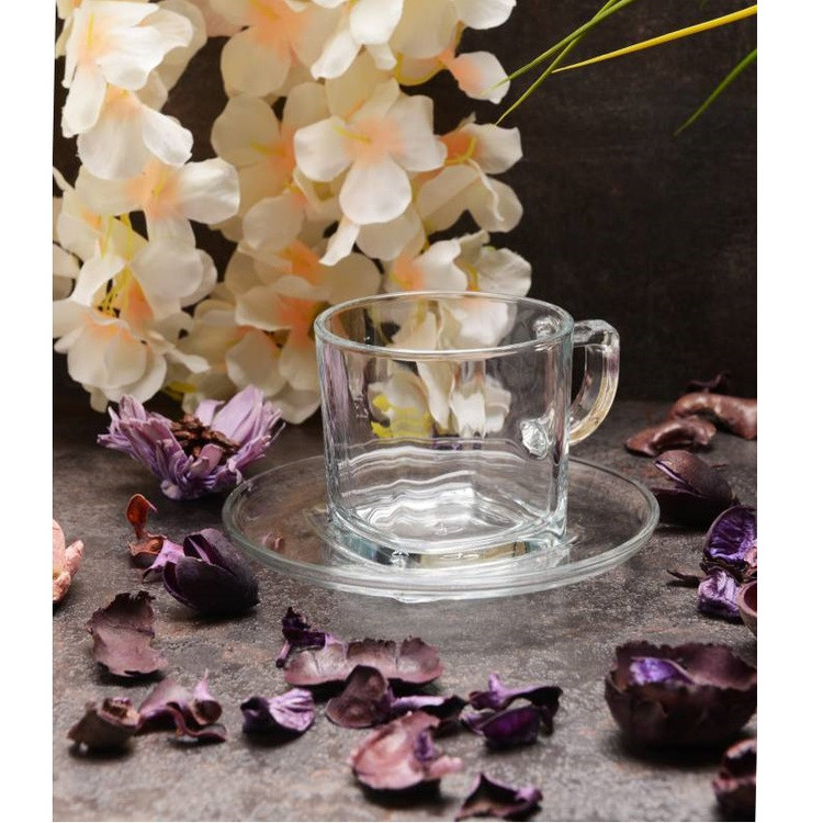 خرید فنجان و نعلبکی کاره پاشاباغچه ترکیه Carre 215cc کد 95307 | کریستال کاشفی