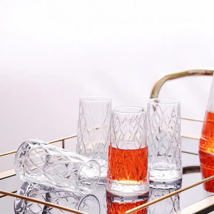 لیوان لیفی پاشاباغچه 345cc کد 420855 | خرید لیوان شیشهای شیک