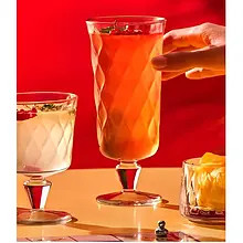 جام پاشاباغچه مدل لیفی 270cc کد 440472 | جام شیشهای شیک و کاربردی