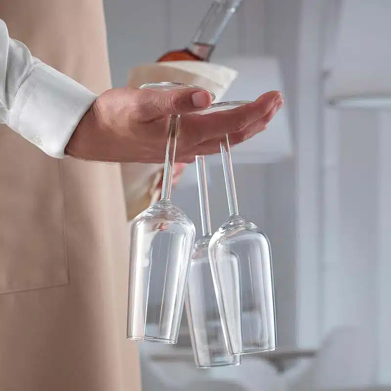 گیلاس شامپاین آلگرا پاشاباغچه مدل Allegra 195cc | لیوان پایه‌دار بلور ترک