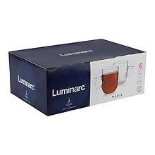 ماگ لومینارک مدل ماریس ۲۵۰ سیسی – ماگ شیشهای شفاف و مقاوم برای نوشیدنی داغ و سرد