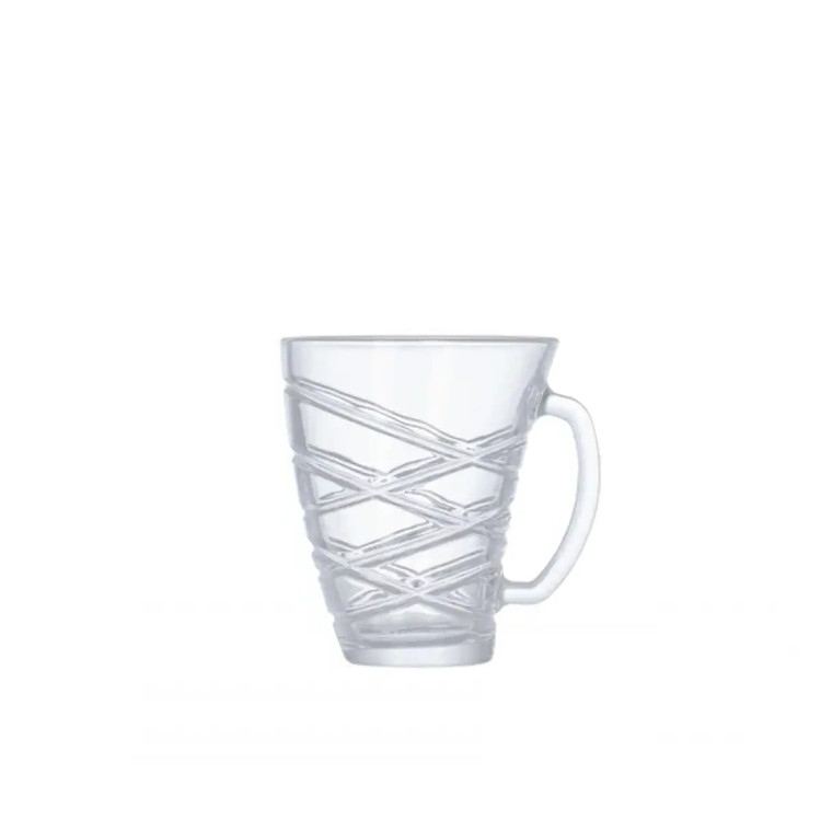 ماگ لومینارک مدل الانور ۲۵۰ سیسی – ماگ شیشهای شفاف و مقاوم برای نوشیدنی داغ و سرد