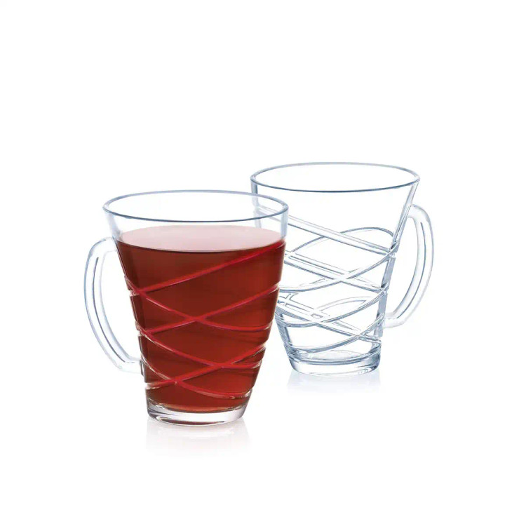 ماگ لومینارک مدل الانور ۲۵۰ سیسی – ماگ شیشهای شفاف و مقاوم برای نوشیدنی داغ و سرد