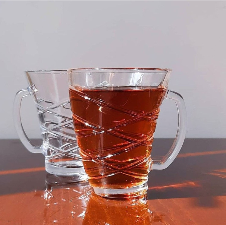 ماگ لومینارک مدل الانور ۲۵۰ سیسی – ماگ شیشهای شفاف و مقاوم برای نوشیدنی داغ و سرد