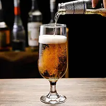 جام کریستال مدل رز گنجایش 420 سی‌سی مناسب سرو نوشیدنی و دسر