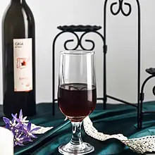 جام کریستال مدل رز گنجایش 420 سیسی مناسب سرو نوشیدنی و دسر