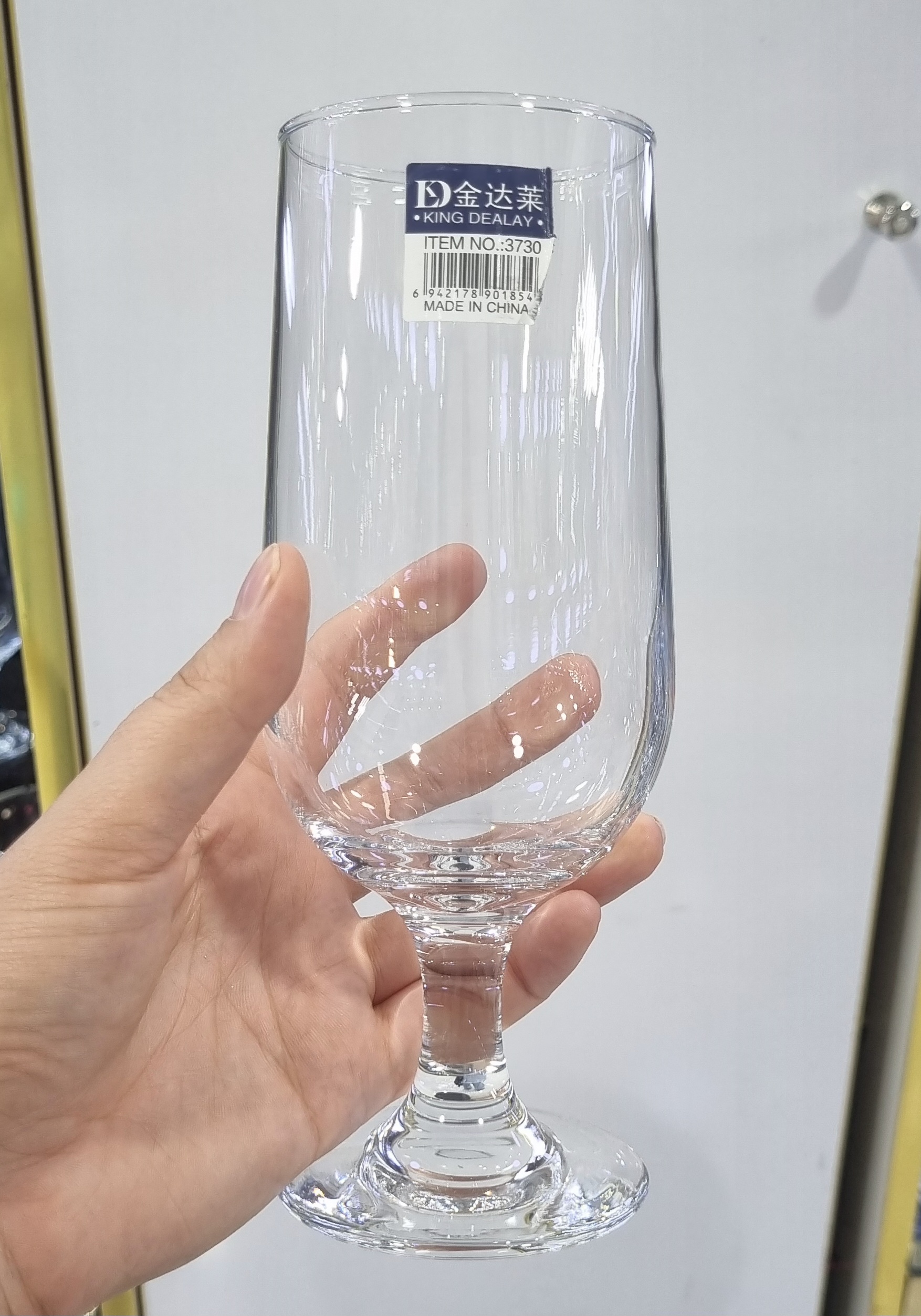 جام کریستال مدل رز گنجایش 420 سی‌سی مناسب سرو نوشیدنی و دسر