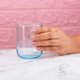 نیملیوان آیکونیک آبی فیروزهای پاشاباغچه Iconic 280cc، جنس کریستالین شفاف، طراحی خوشدست و مقاوم، مناسب نوشیدنیهای روزانه، قابل شستشو در ماشین ظرفشویی