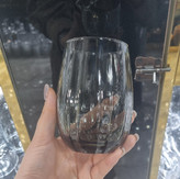 تصویر نیم لیوان لینکا دودی پاشاباغچه Linka کد 420405 ظرفیت 380cc – بلور شفاف ترک