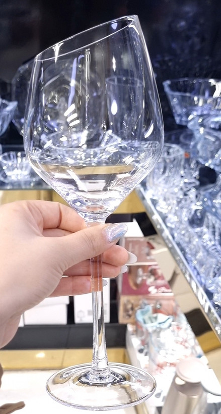 گیلاس کریستال شفاف دستساز مناسب دسر و نوشیدنی سرد