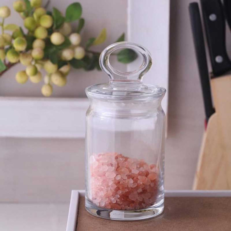 بانکه ادویه کیچن پاشاباغچه سایز 5 مدل Kitchen – شیشه شفاف با درب محکم