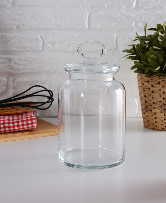 بانکه کیچن پاشاباغچه سایز 2 مدل Kitchen – شیشه شفاف با درب محکم