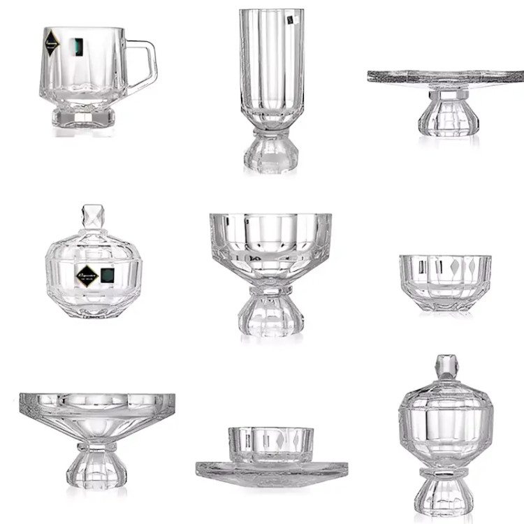 ست کامل پذیرایی کریستال مدرن