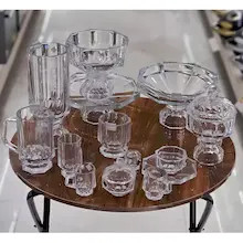 میوه خوری و شیرینی خوری کریستال ایکونیک