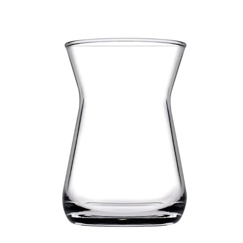 استکان کمر باریک آیریم پاشاباغچه مدل ترک شفاف کد 42451