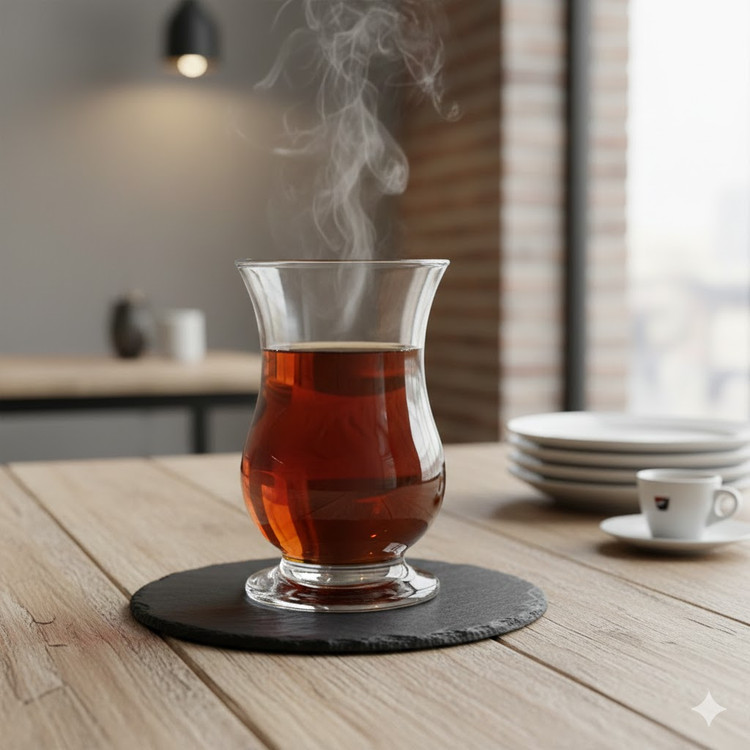 استکان پایه دار بلوری پاشاباغچه مدل شفاف کد 42351