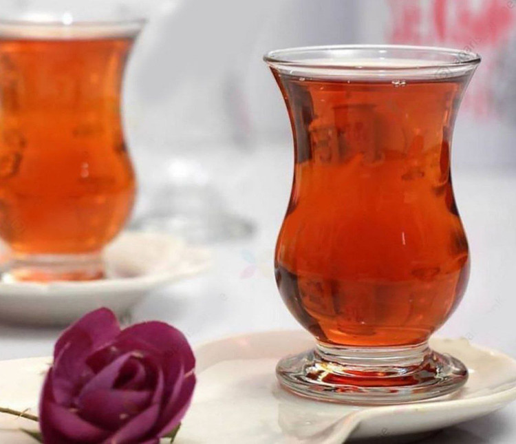 استکان پایه دار بلوری پاشاباغچه مدل شفاف کد 42351